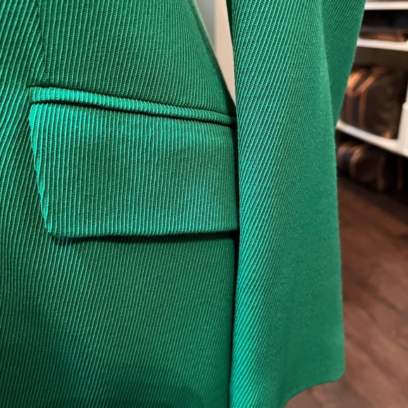 Ellen Tracy Green 2pc single-breasted tailored Blazer and Vest Size10 - Picture 11 of 12